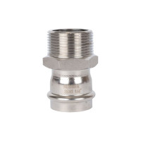 Переходник ROMMER Rss-0021-035114 впр-нр, 35x1 1/4, из нержавеющей стали, прессовой RG0091KSNP48TH