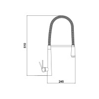 Смеситель для кухонной мойки Savol с гибким изливом S-SUS6014 24622