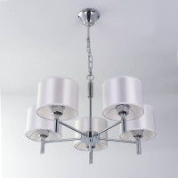 Люстра Citilux Аврора с белыми абажурами CL463150