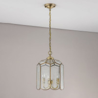 Подвесная люстра Citilux Витра-2 витражная Бронза CL442230