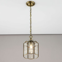 Подвесной светильник Citilux Витра-2 витражный Бронза CL442210