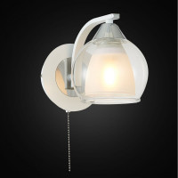 Бра Citilux Кристи с выключателем Белое Хром CL152310