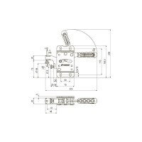Прижим механический торцевой KUKAMET, усилие 204 кг 712-2