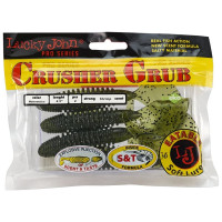 Съедобные искусственные твистеры Lucky John LJ Pro Series CRUSHER GRUB 4.5in, 11.40/PA01, 4шт 140158-PA01