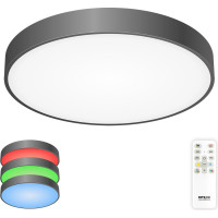 Светильник с пультом Citilux Купер LED RGB Чёрный CL72495G1