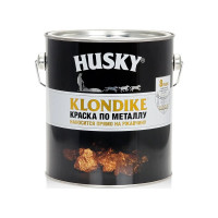 Краска по металлу HUSKY Klondike с молотковым эффектом, салатовый, 2.5 л 31806