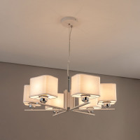 Подвесная люстра с абажурами Citilux Тильда Белая CL469265