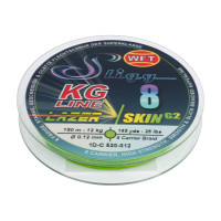 Плетеная леска WFT KG SLIGG LAZER SKIN G2x8 Chartreuse150/012 1D-C-520-012