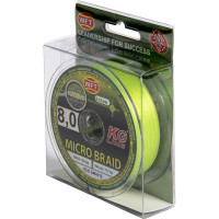 Плетеная леска WFT KG MICRO BRAID Chartreuse 150/0120 1D-C-345-012