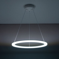 Подвесная люстра Citilux Электрон LED с пультом Белая CL710B64S