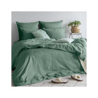 Простыня Verossa Melange на резинке 140x200 см Emerald 776157