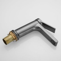 Смеситель для раковины SHEVANIK оружейная сталь S8301T