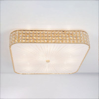 Хрустальная люстра Citilux Портал Золото CL324202