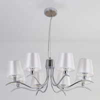 Подвесная люстра Citilux Эмма с абажурами Хром CL439181