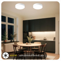 Потолочный светильник Citilux с диммером Тао LED Белый CL712240N