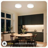 Потолочный светильник Citilux с диммером Тао LED Чёрный CL712182N