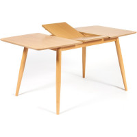 Раскладной стол Tetchair Pavillion (павильон) основание бук, столешница МДФ, 80x120+40x75 см, натуральный 13982