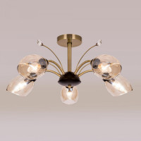 Потолочная люстра Citilux Комета Бронза Венге CL108155