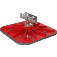 Кровельная опора с горизонтальным кронштейном Fachmann solid foot 350x350 04.031