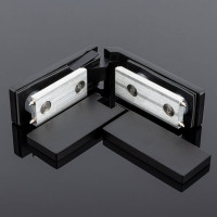 Петля стекло-стекло SERVICE PLUS 135, черный матовый, sus304 P03-104BLK/sus304