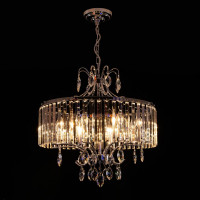 Подвесная хрустальная люстра Citilux Инга Хром CL335181