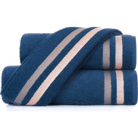 Махровое полотенце Самойловский Текстиль 100/150 Исландия Темно-синее, 400 г/м2 761464