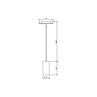 Трековый подвесной светодиодный светильник Elektrostandard Slim magnetic 12w 4200k amend 85519/01 черный a063426