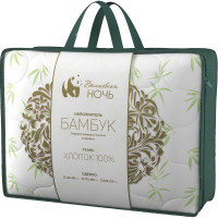 Одеяло Волшебная Ночь 140x205, стёжка, бамбуковое волокно, 300 г/м2, бамбук 730677