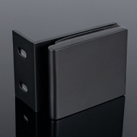 Коннектор стекло-стена SERVICE PLUS 90, черный матовый, латунь K03-200BLK/brass