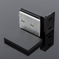 Коннектор стекло-стена SERVICE PLUS черный матовый, sus304 K02-203BLK/sus304