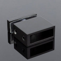 Соединитель труба-стекло SERVICE PLUS 30x10, черный матовый, sus304 S02-505BLK/sus304