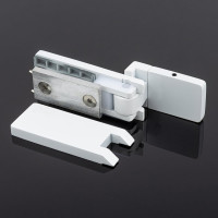 Петля стена-стекло SERVICE PLUS открывание 90, белый матовый, sus304 P03-106WM/sus304