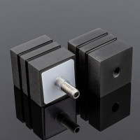 Ручка кноб SERVICE PLUS квадратная, нержавеющая сталь sus304 RK02-303GFM/sus304