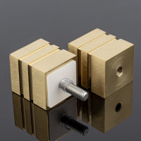 Ручка кноб SERVICE PLUS квадратная, нержавеющая сталь sus304 RK02-303BGD/sus304
