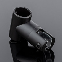 Соединитель трубы SERVICE PLUS ф19, 180, черный матовый, sus304 D02-512BLK/sus304