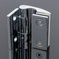 Петля стена-стекло SERVICE PLUS 90, хром, латунь P03-103CR/brass