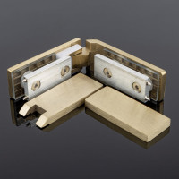 Петля стекло-стекло SERVICE PLUS 135, брашированное золото, sus304 P03-104BGM/sus304