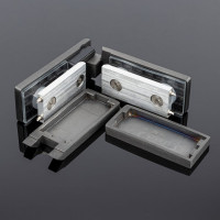 Петля стекло-стекло SERVICE PLUS 180, графит матовый, sus304 P03-105GRF/sus304