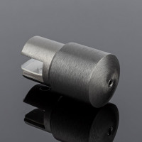 Держатель стекла SERVICE PLUS ф19, графит матовый, латунь D02-508GFM/brass