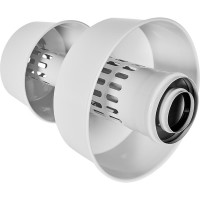 Оголовок с ветрозащитой ROMMER Rca-6010-000334 d60х100, белый, алюминий RG0091CSP6IEIK