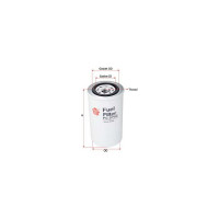 Фильтр топливный Sakura FC5702