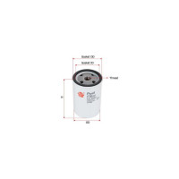 Фильтр топливный Sakura FC6203