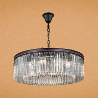 Хрустальная подвесная люстра Citilux Мартин Прозрачная CL332161