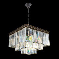 Хрустальная подвесная люстра Citilux Мартин Прозрачная CL332231
