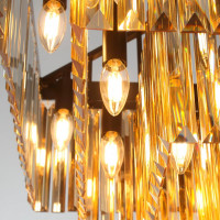 Хрустальная подвесная люстра Citilux Мартин Шампань CL332232