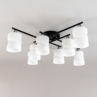 Потолочная люстра Citilux Нильс Чёрная CL132185