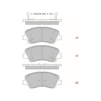 Колодки тормозные дисковые AV1205 (противоскрипная пластина в комплекте) Avantech 1736082