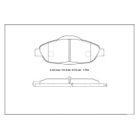 Колодки тормозные дисковые AV039 (противоскрипная пластина в комплекте) Avantech 1740168