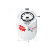 Фильтр топливный Sakura FC2205