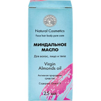 Миндальное косметическое масло Бацькина баня омолаживающее, увлажняющее, уходовая косметика, 25 мл, для лица, волос, кутикулы, ногтей, губ 16111-ВИ
